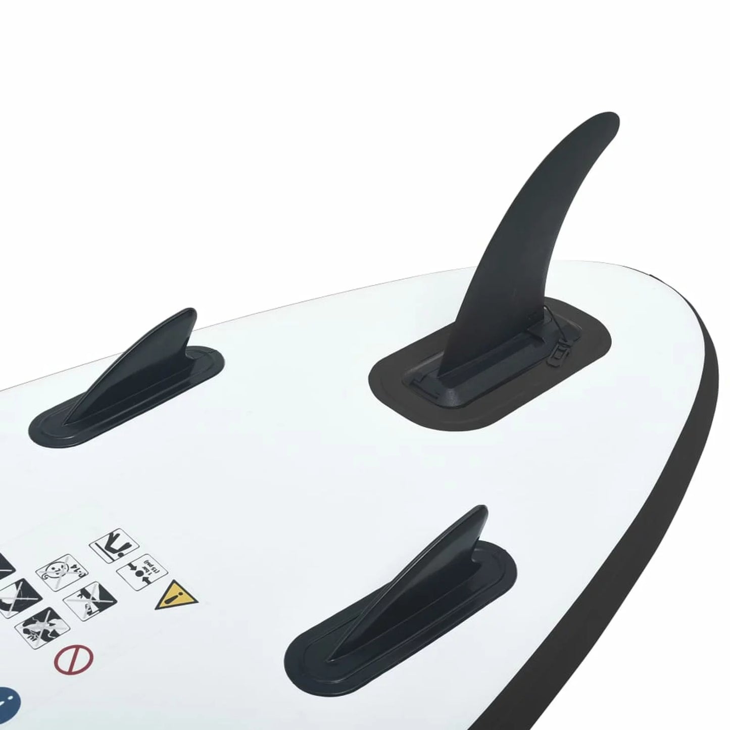 ametoys Inflatable Paddle Board Set Black and White