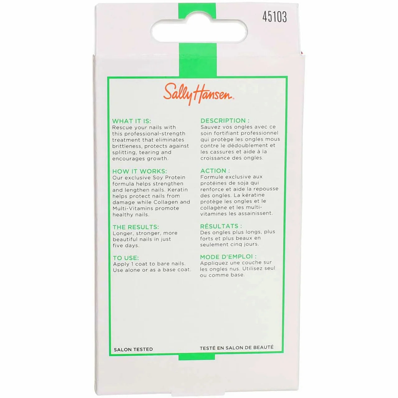 Sally Hansen Nailgrowth Miracle, Serum, Clear 0.45 oz (Pack of 3)