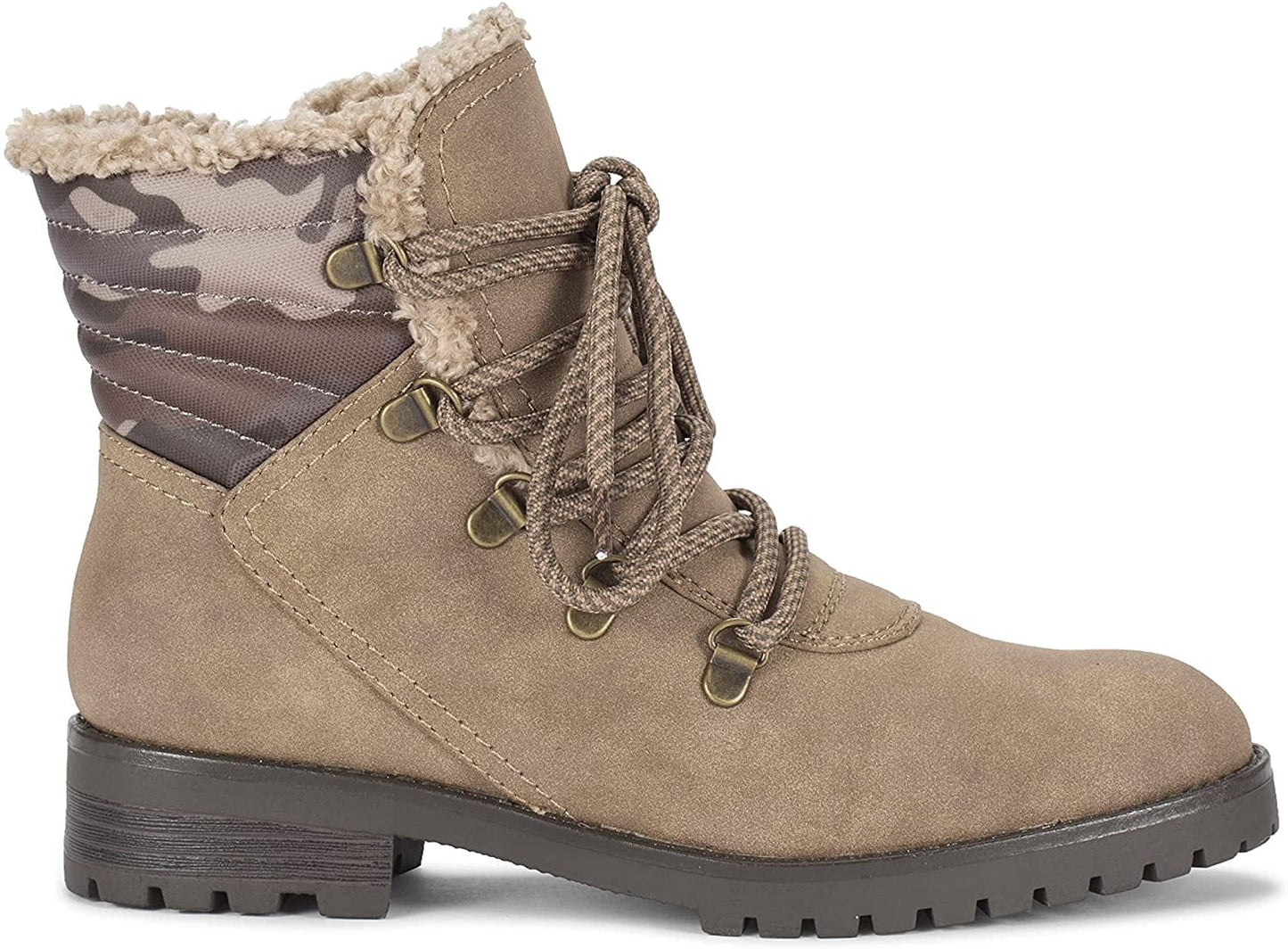 BareTraps Dennison Womens Boots 6 Mushroom Camo