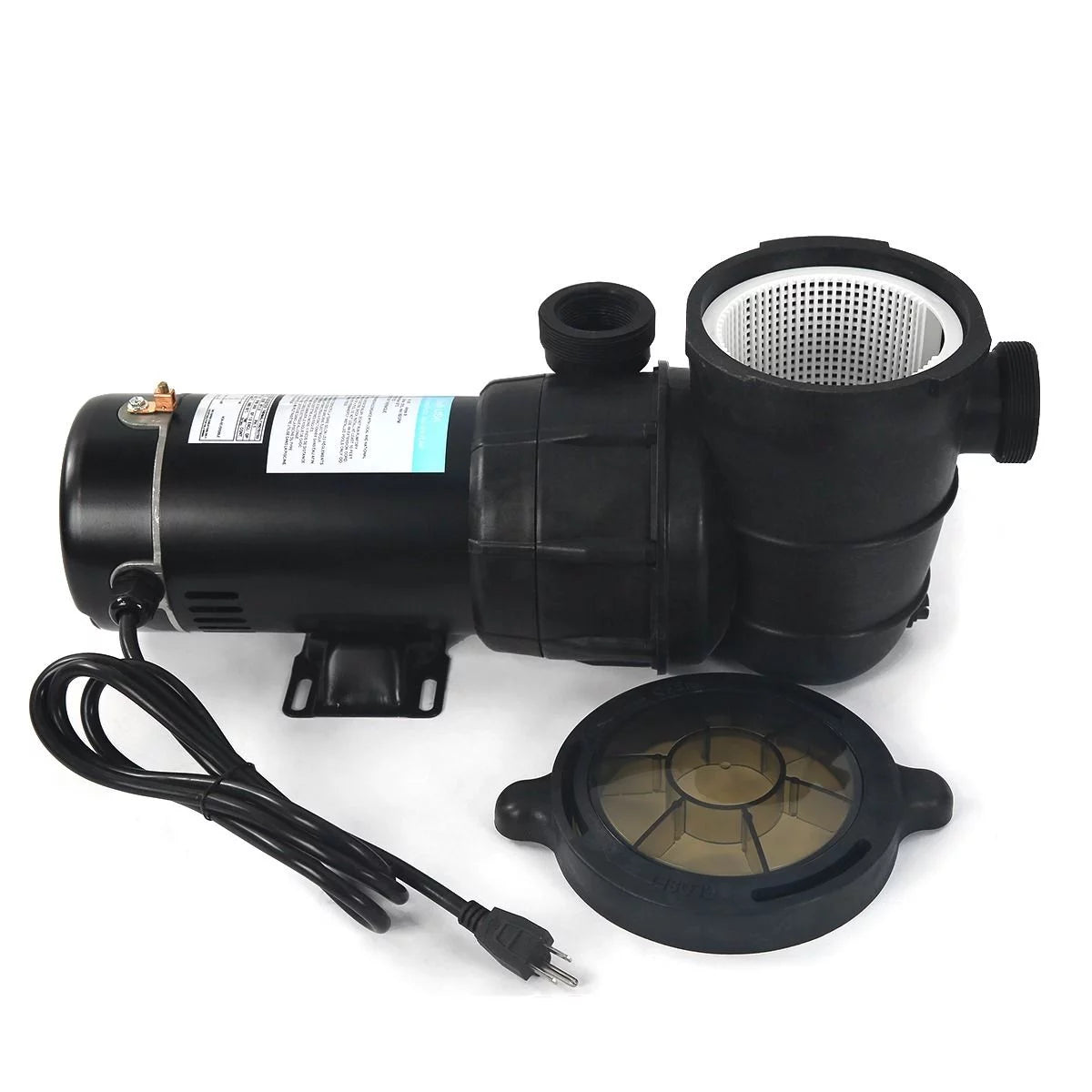 XtremepowerUS 1.5 Self Prime Above Ground Variable 2-Speed Swimming Pool Pump Spa 2" Strainer Basket Filter