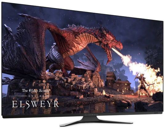 Alienware 55" UHD 4K OLED Gaming Monitor True Life Colors AW5520QF - Black