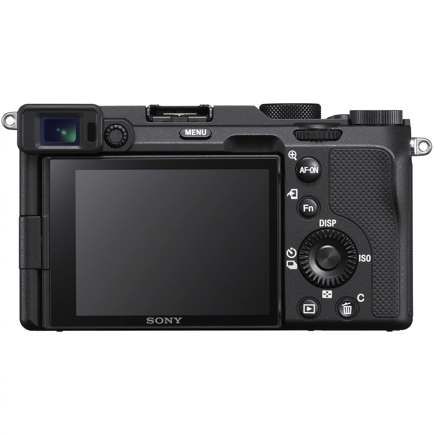 Sony a7C Mirrorless Full Frame Camera Interchangeable Lens Body Only Black ILCE7C/B Bundle with Vlogger Kit ACCVC1 GP-VPT2BT Shooting Grip w. Wireless Remote + 2 Battery + Deco Gear Bag & Accessories