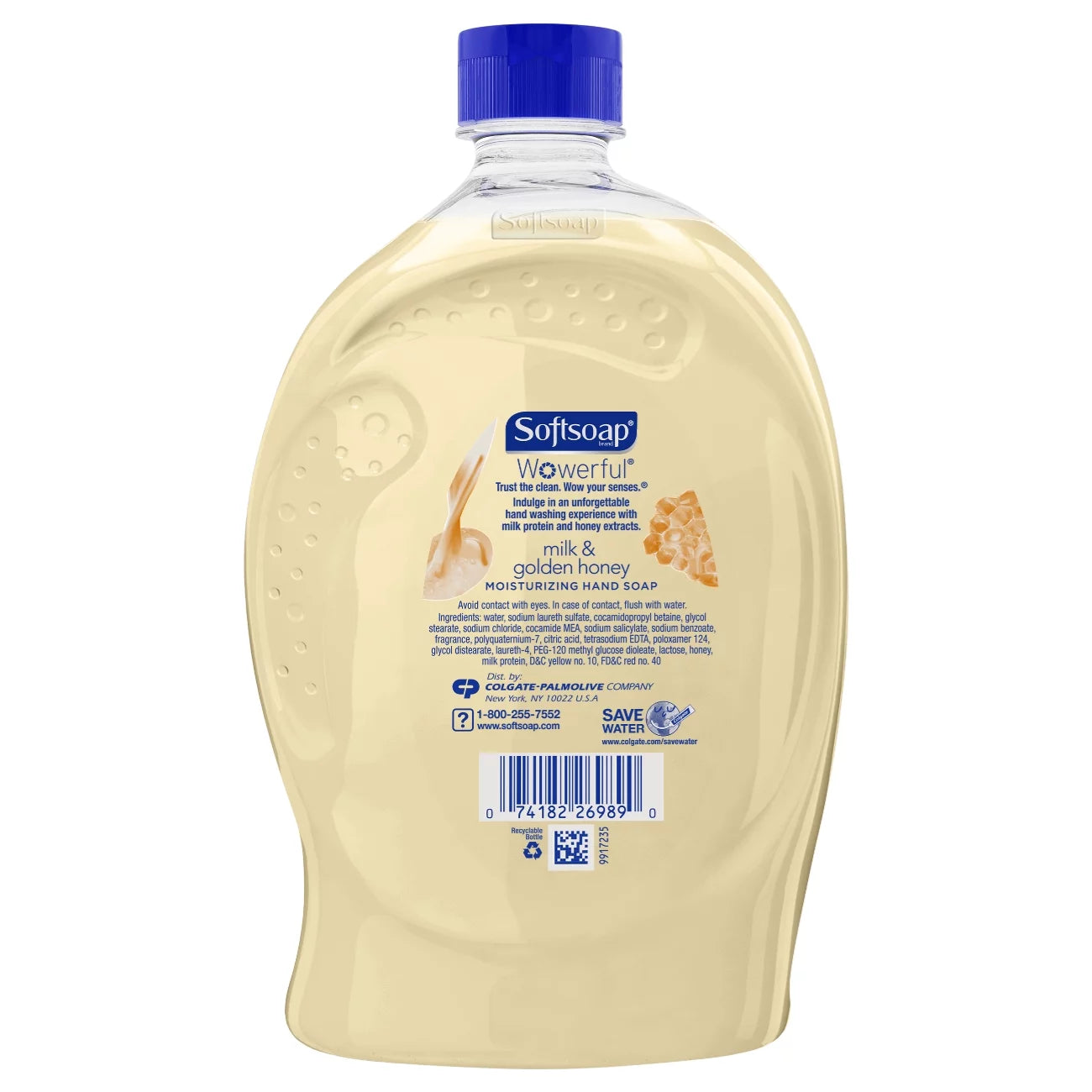 Softsoap Liquid Hand Soap Refill, Milk & Golden Honey - 56 oz