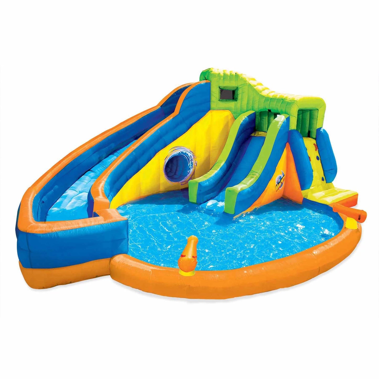 Banzai Pipeline Twist Kids Inflatable Backyard Waterpark Play Center