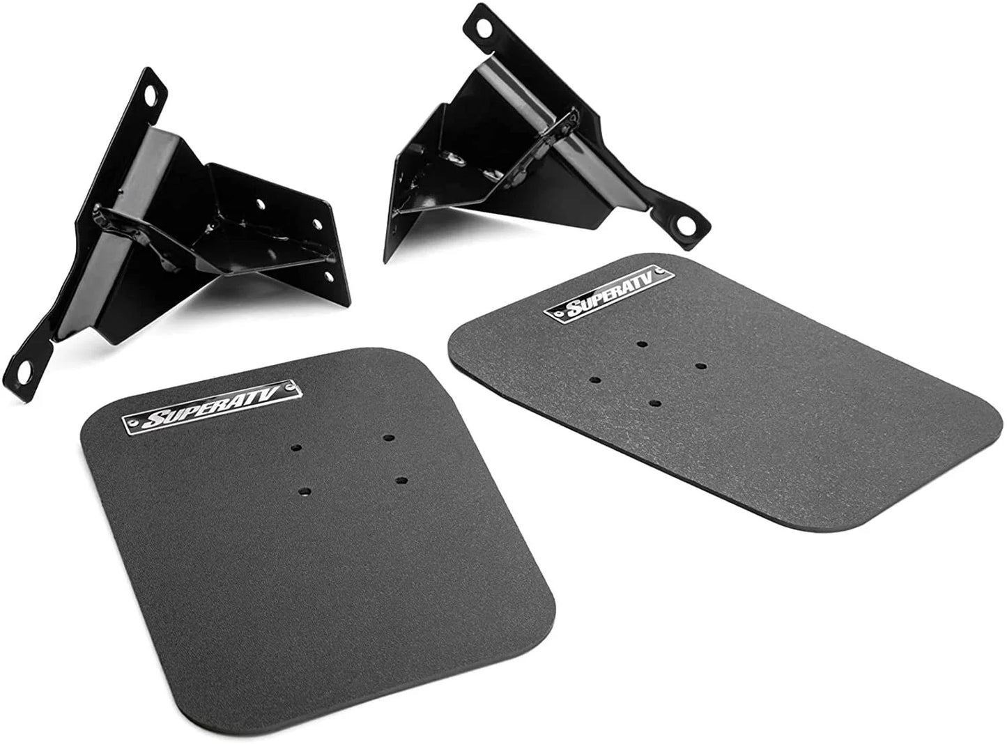 SuperATV Mud Flaps for 2018+ Polaris RZR XP Turbo S 2019+ RZR XP 4 Turbo S/XP Turbo S Velocity/XP 4 Turbo S Velocity 8 x 10 7/8 Mud Flaps Flexible and Lightweight USA Made!