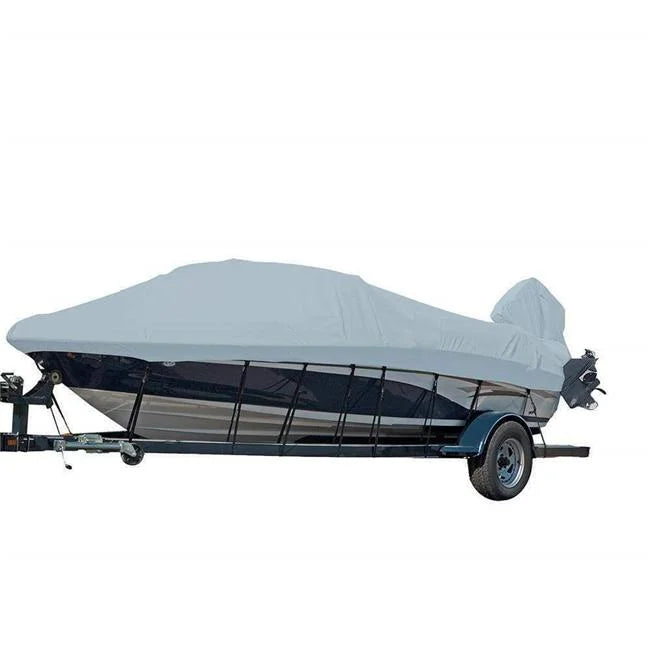 71018P10 18 ft. 6 in. x 94 in. Haze Grey Center Console Bay Style Fishing Boats with Shallow Draft Hull