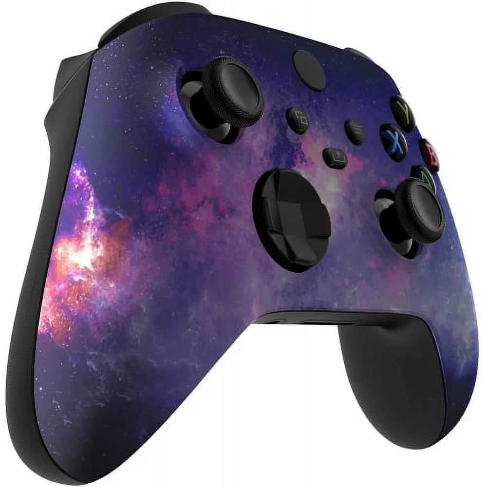 Xbox Custom Modded Rapid Fire Series X S One Controller - Includes Largest Variety of Modes -Soft Touch- Master Mod (Galaxy)