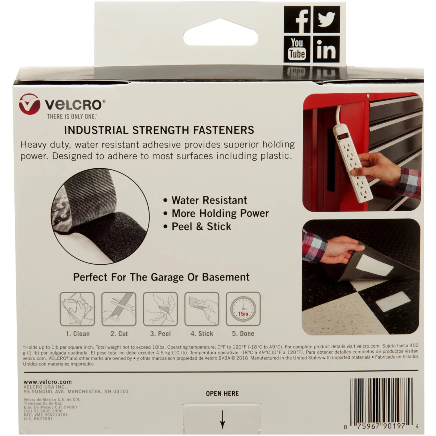 VELCRO 90197 Heavy Duty Industrial Strength