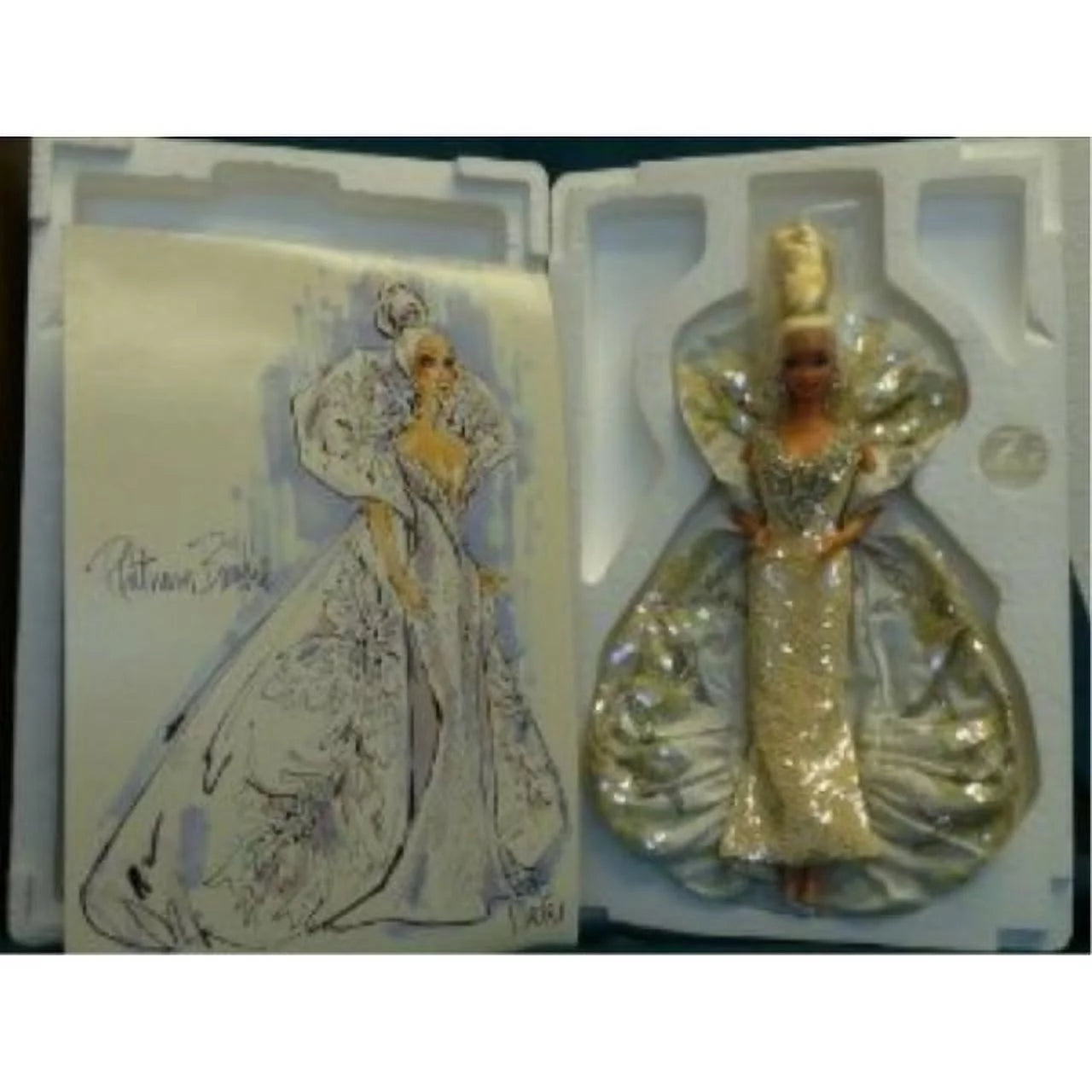 Barbie Platinum Bob Mackie 2703 Timeless Treasures Mattel 1991 MIB