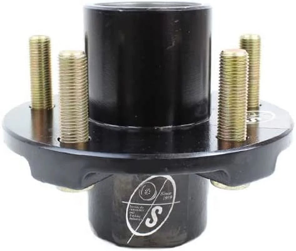 SOUTHWEST WHEEL 5-Hole, 4.5" Bolt Circle Idler Hub for 2,000 lb. Trailer Axles (BT8 Spindle) 1" Spindle