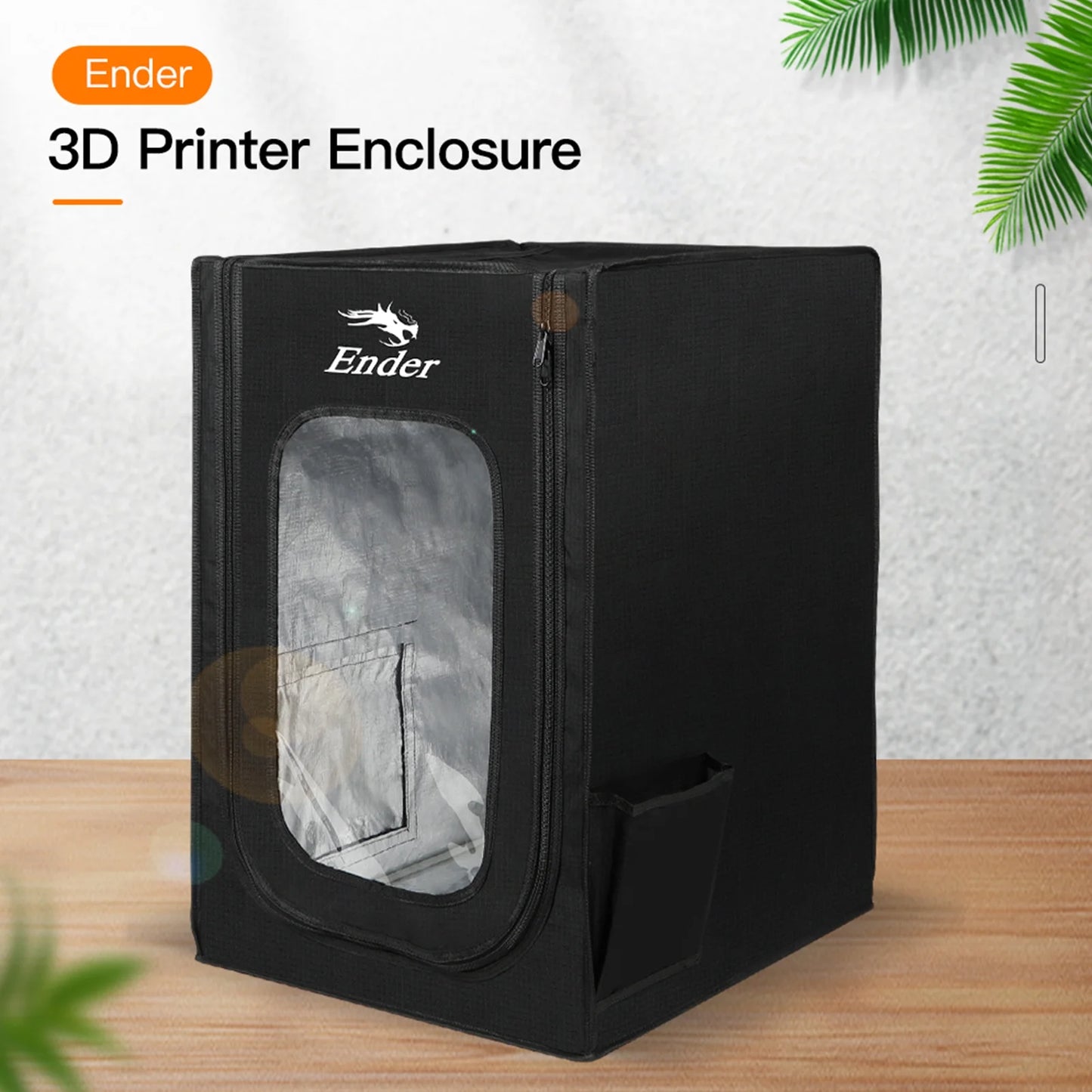 Suzicca 3D Printer Enclosure Fireproof Waterproof Printer Covers for Constant Temperature Heating Box Detachable Heating Tent for Ender-3/Ender-3S Ender-3pro/Ender-3 V2/ CP-01/ Ender-2/CR-100 Size