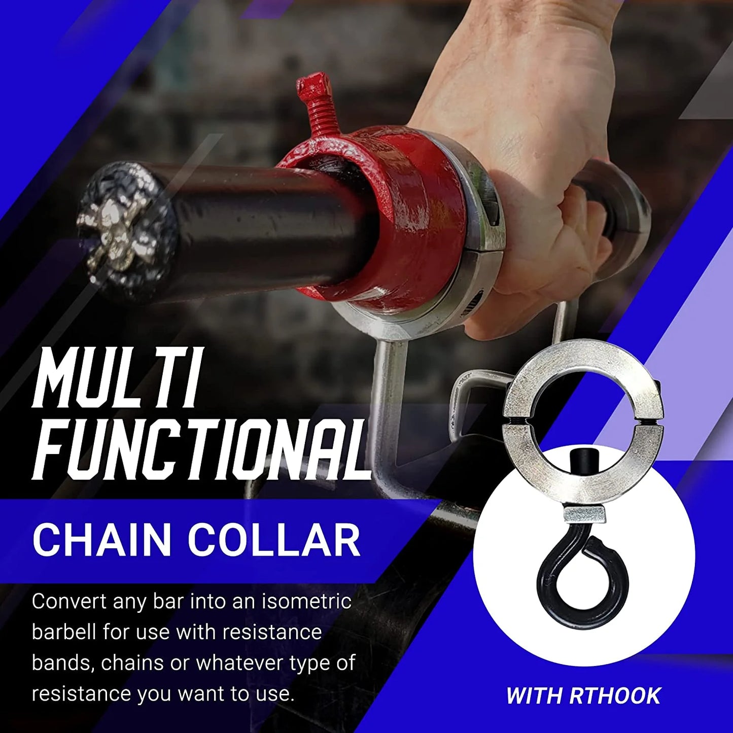 ALLN-1 F2 ChainBeast, Attach Weight Chains and Resistance Bands to Barbell for EASY Innovative Resistance