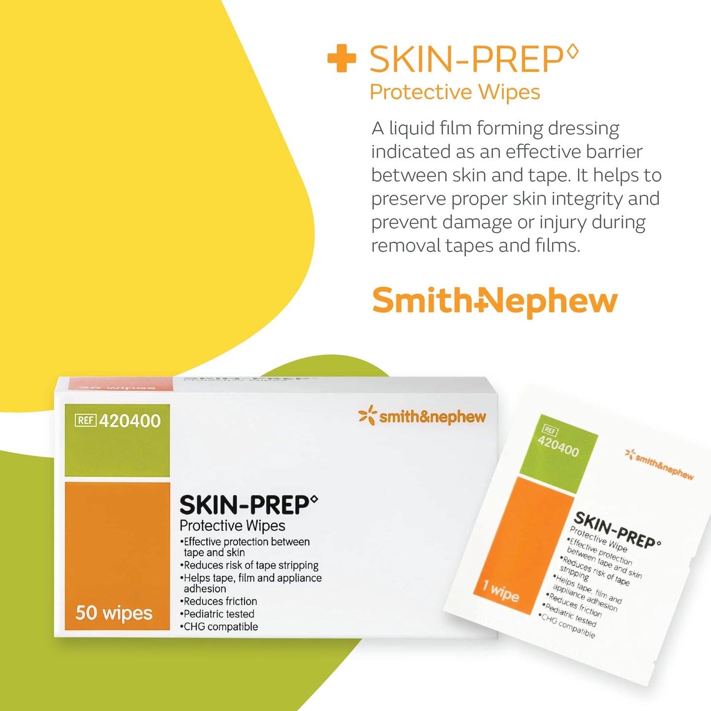 Smith & Nephew SKIN PREP Protective Wipes 5 boxes 250 pc.