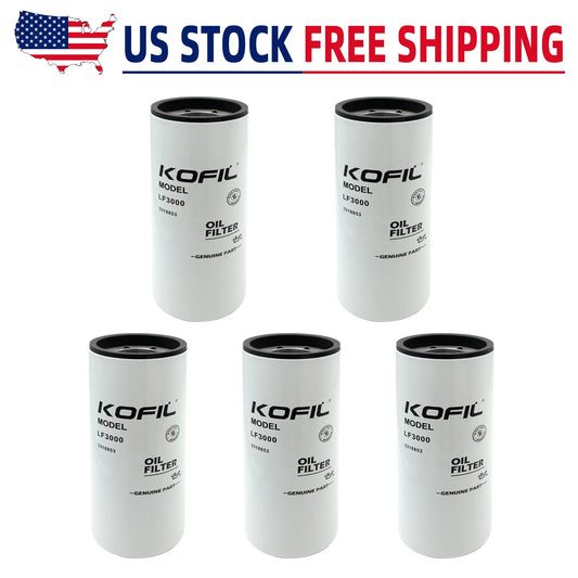 5pcs For Fleetguard Oil Filter Lube Combination Filter Cummins LF3000