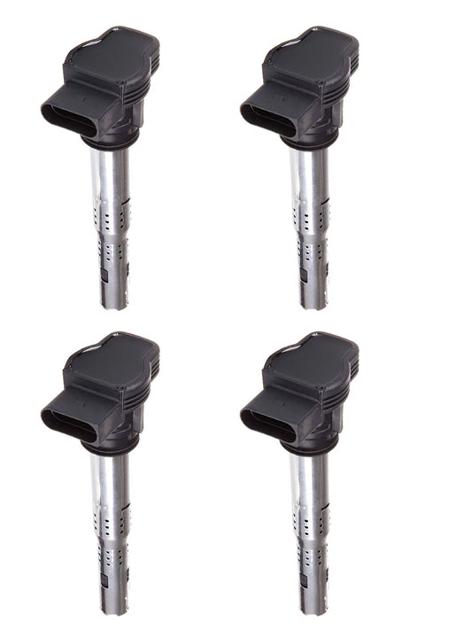 Set of 4 Ignition Coils Compatible with 2013 2014 2015 Audi Allroad 2.0L L4 Replacement for UF575 C1627