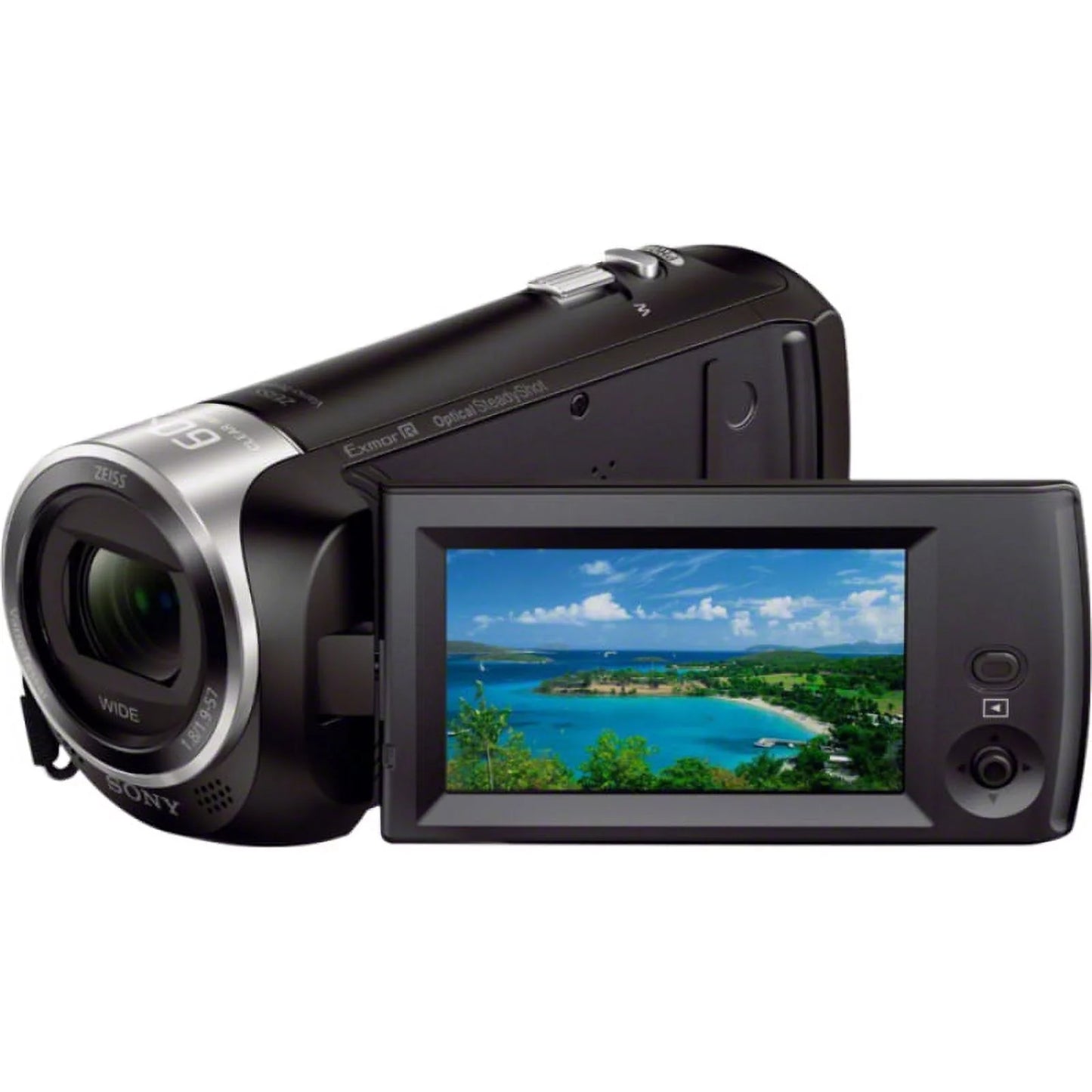 Sony HDR-CX405/B Full HD 60p Camcorder + 64GB Ultra MicroSDXC UHS-I Memory Card + NP-BX1 Battery Pack + Accessory Bundle