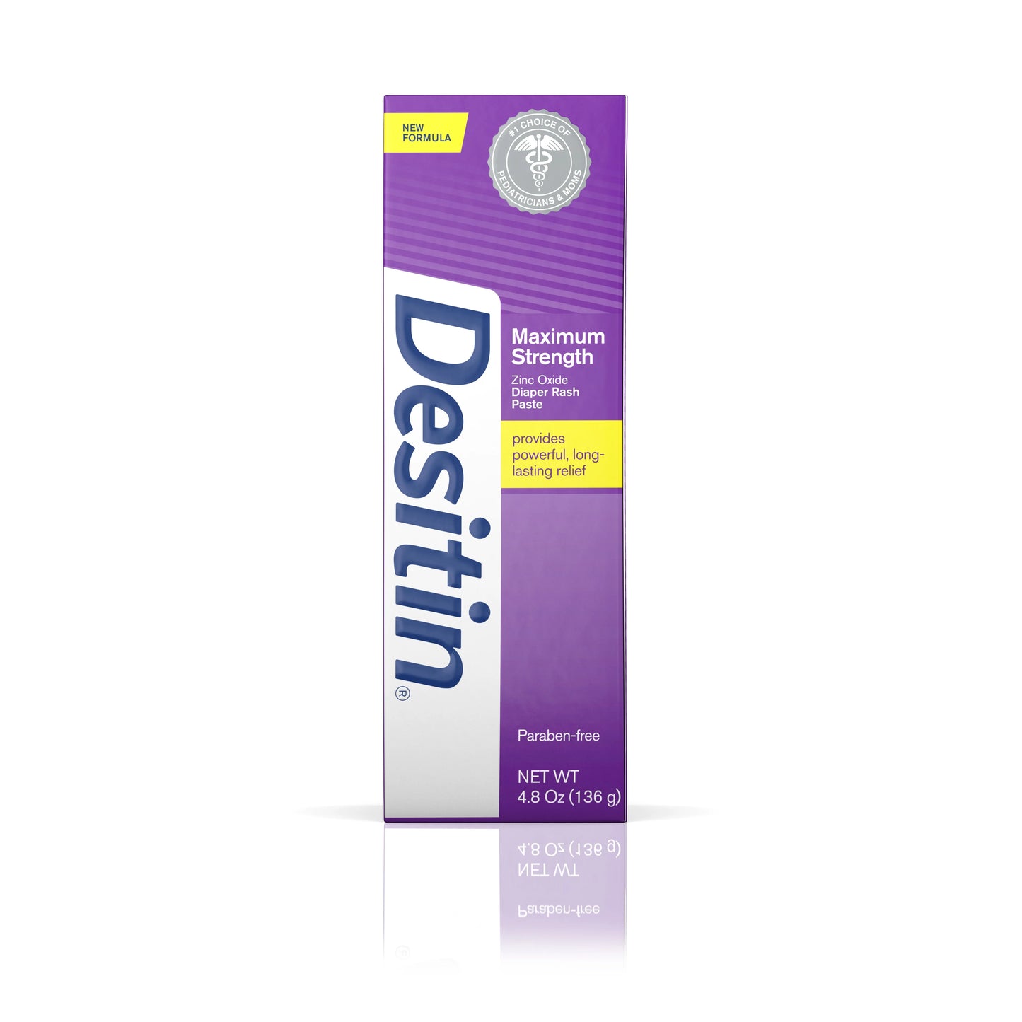 6 PACK - Desitin Maximum Strength Paste Zinc Oxide Diaper Rush 4 Oz. each