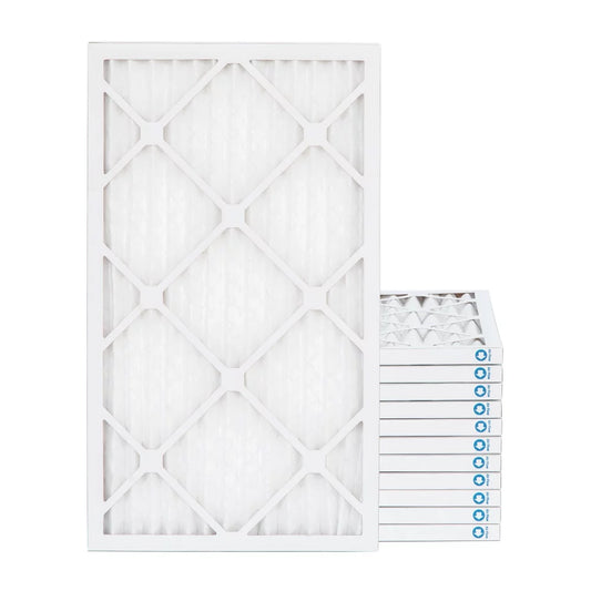 13 x 21-1/2 x 1 MERV 8 ( MPR 600, FPR 5-6 ) 1" Air Filters for AC & Furnace. Case of 12. Exact Size: 13 x 21-1/2 x 3/4