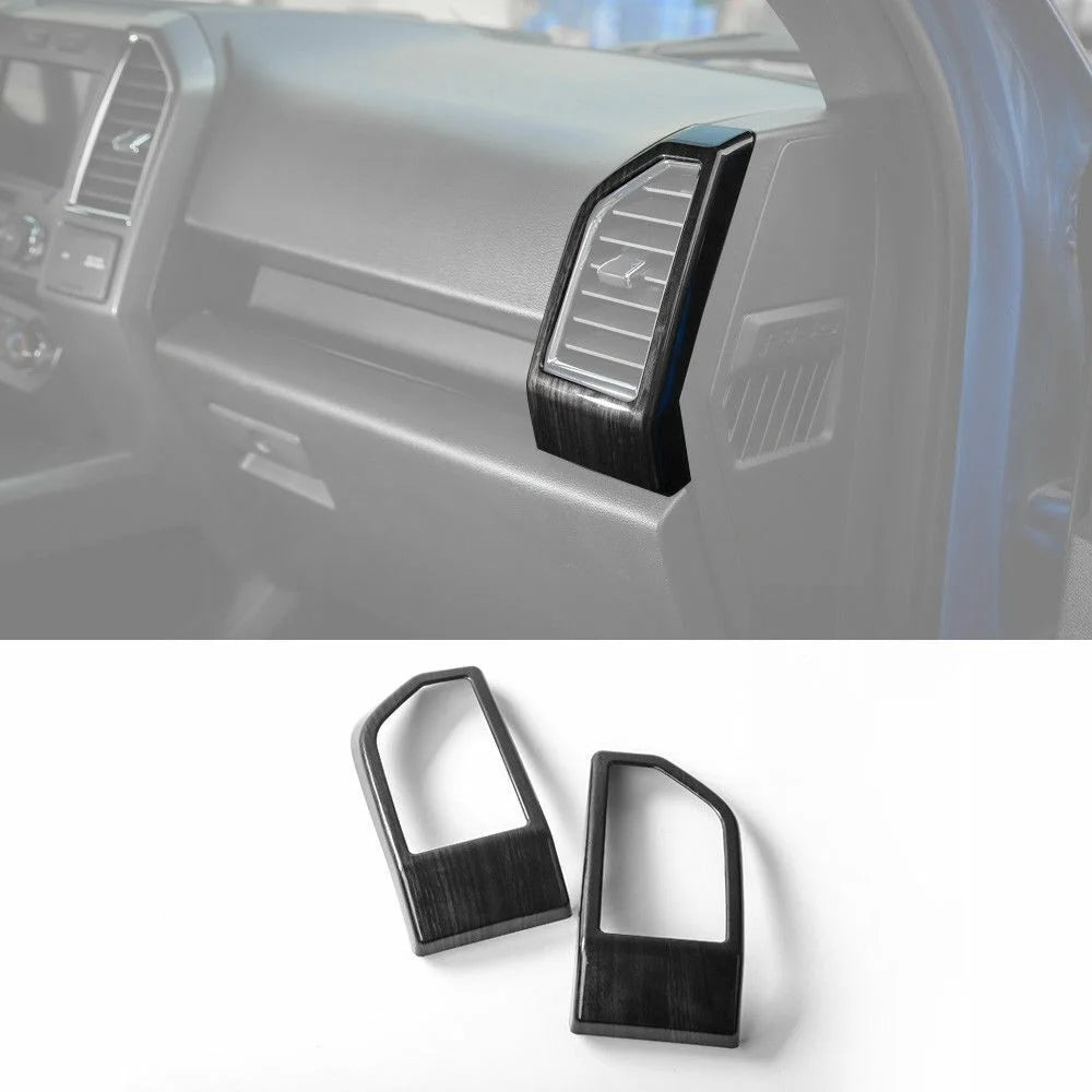 Teledu Car ABS Interior Center Console Cover Trims 8 pcs F150 m