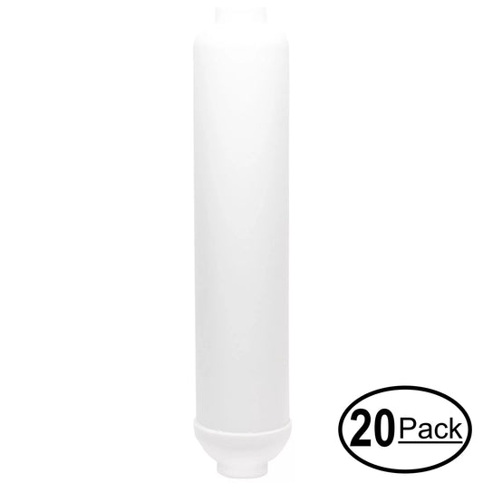 20-Pack Replacement for H2O Distributors USRO4-60-QC-38-USA Inline Filter Cartridge - Universal 10-inch Cartridge for H2o Distributors 4-Stage Reverse Osmosis System - Denali Pure Brand