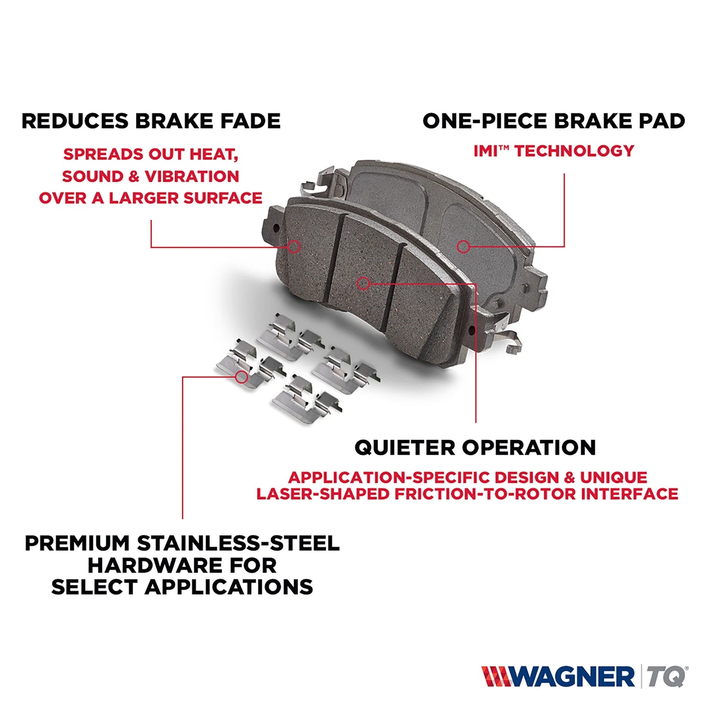 Wagner ThermoQuiet QC1050B Ceramic Disc Brake Pad Set Fits select: 2011-2015 HYUNDAI GENESIS COUPE 3.8L, 2016 HYUNDAI GENESIS COUPE 3.8 R-SPEC/3.8 ULTIMATE