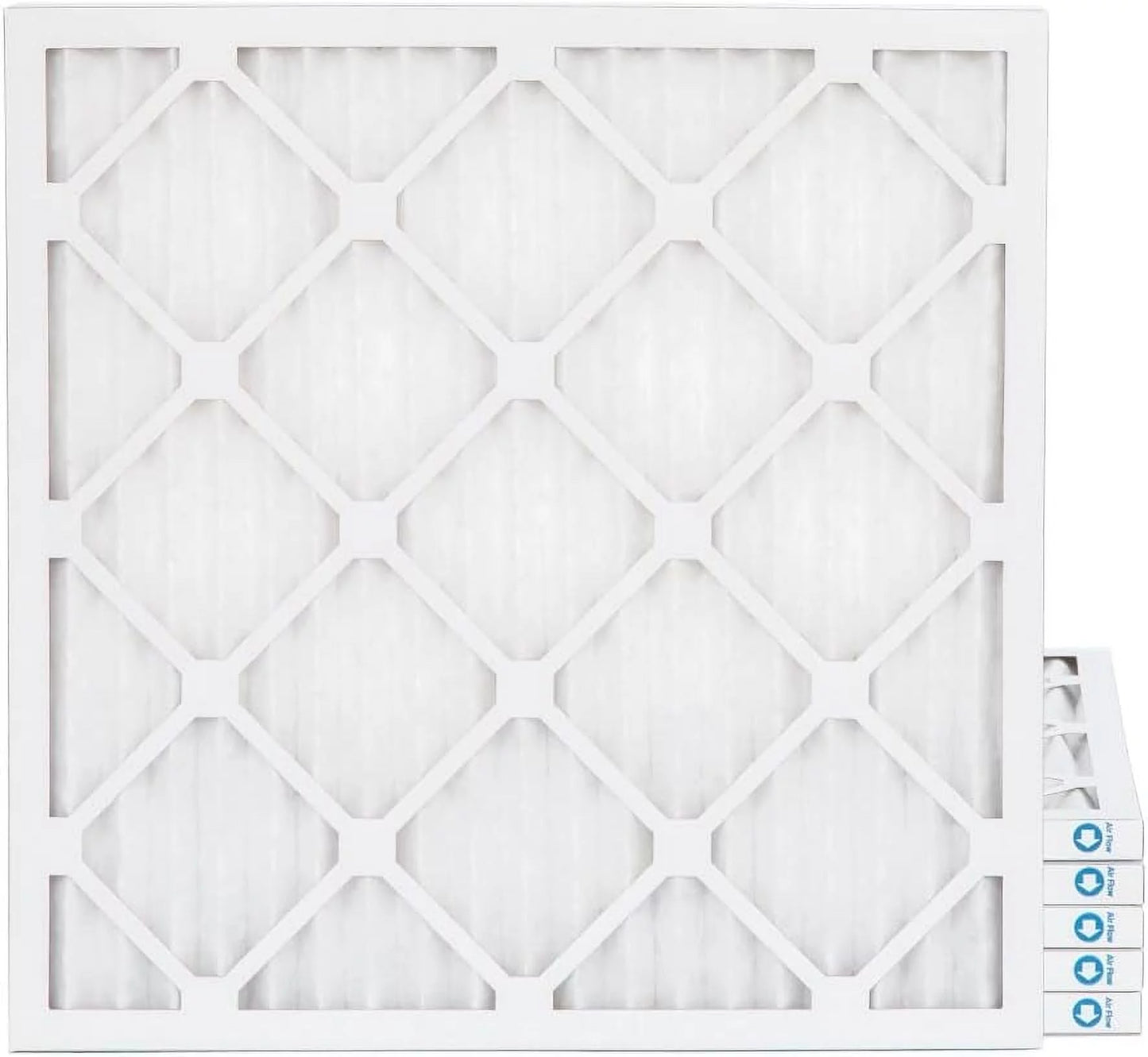 12X12x1 MERV 11, MPR 1000 Pleated Furne 1" Air Filters By Pamlico. 6 Pk. Size: 11-1/2 X 11-1/2 X 3/4