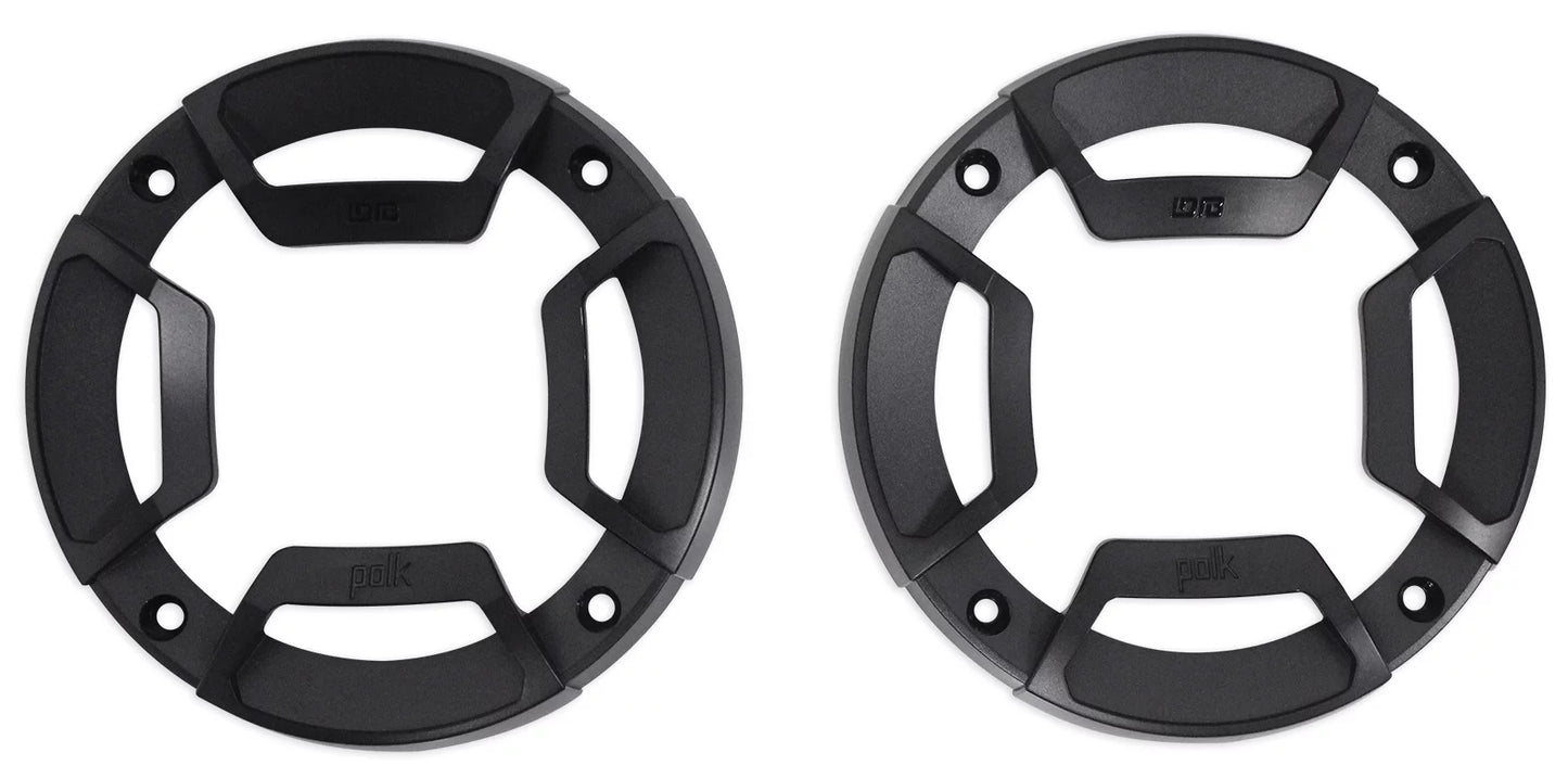 (2) Polk Audio DB402 4" 270 Watt Car Audio ATV/Motorcycle/Boat Speakers+Rockmat