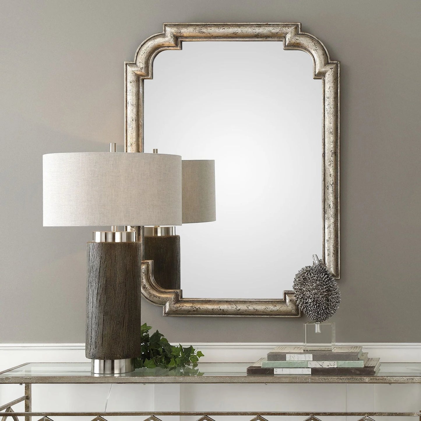 Uttermost Calanna Antique Silver Mirror