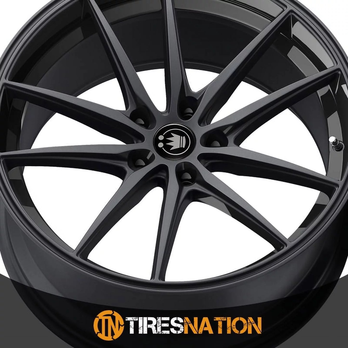 17x8 Konig 37B Oversteer Gloss Black Wheel 5x112 (45mm)