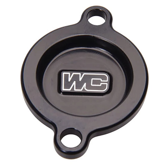 Works Connection Oil Filter Cover Black Compatible With Gas Gas MC 450F 2021