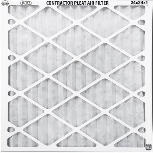 Bestair 24x24x1 in. 8 MERV Pleated Air Filter - Case of 12