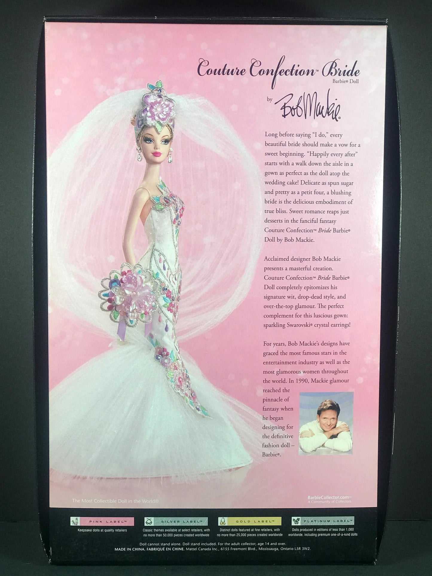 Barbie Mattel Bob Mackie Couture Confection Doll Limited Editon