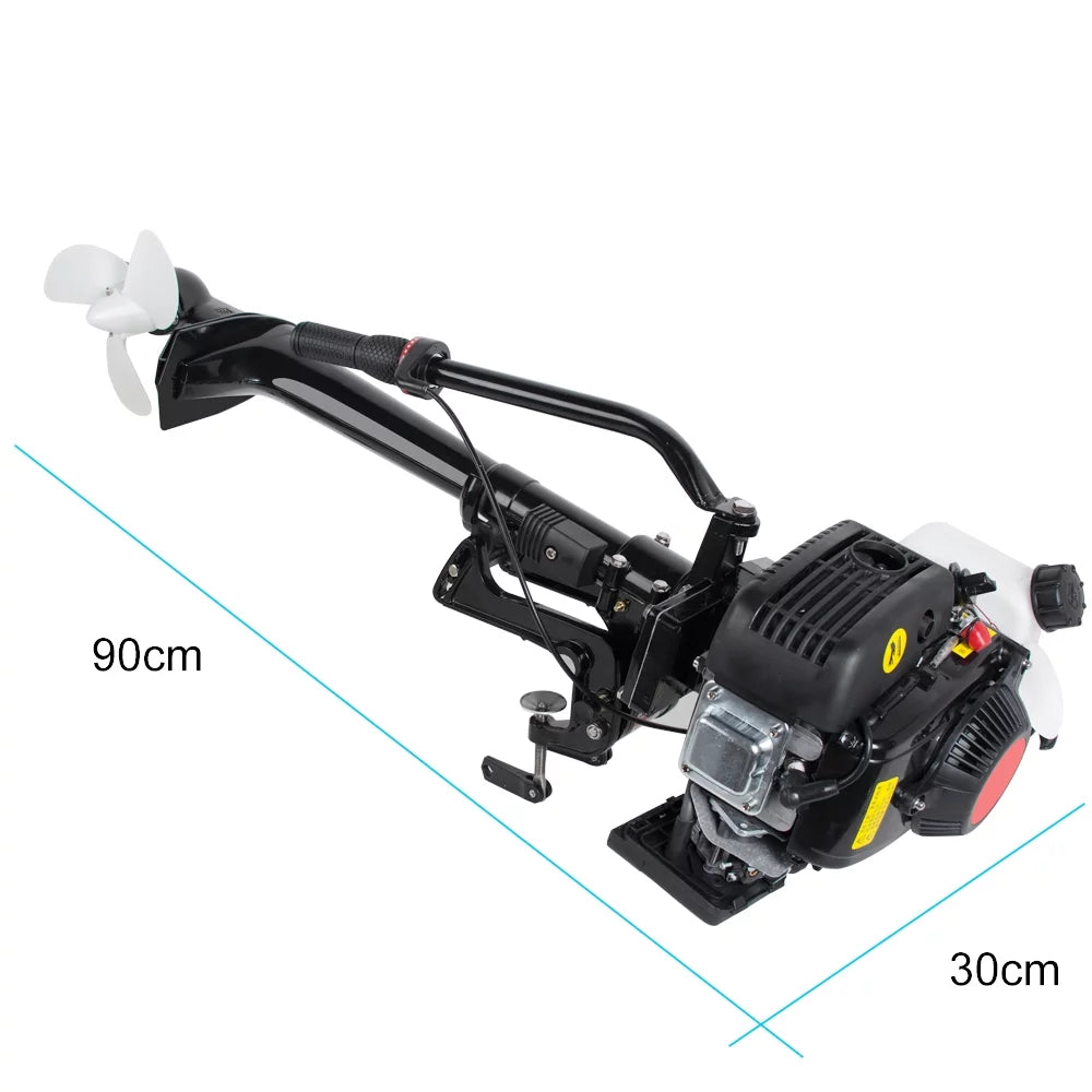 4 Stroke 3.6 55CC Outboard Motor Boat Engine With Air Cooling System Machine