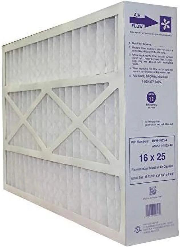 16X25x4 / Replement Furne Air Filters MERV 11 (Pk Of 2)