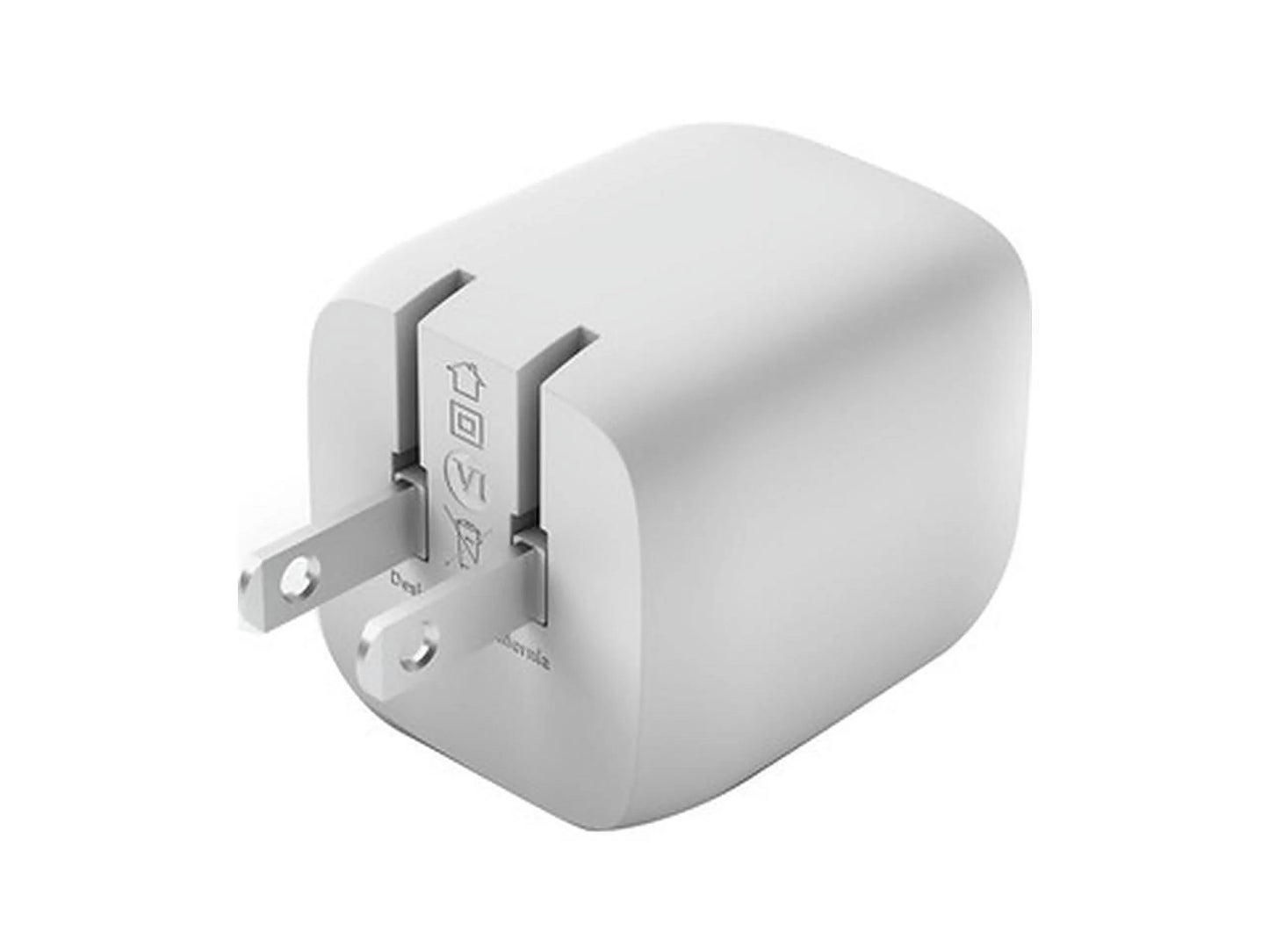 Belkin 45W DUAL USB-C GAN WALL CHARGER WITH PPS White Model WCH011DQWH