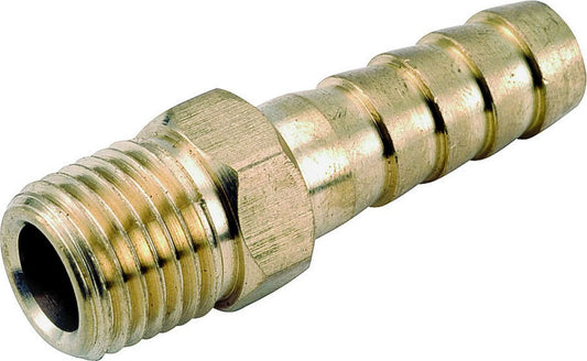 5PK Anderson Metal 757001-0506 Hose Adapter, 5/16 X 3/8 in, Barb X Mpt, Brass (Case of 5)