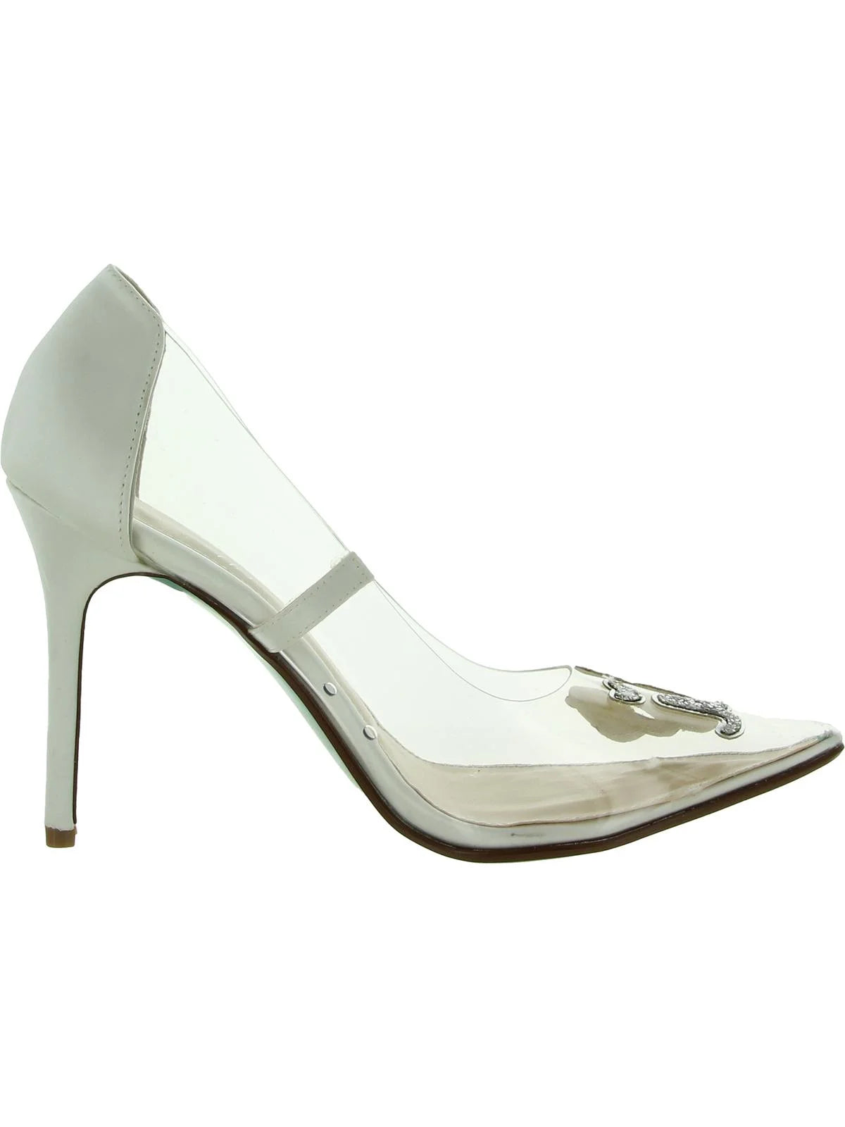 Betsey Johnson Womens Demi Bridal Pointed Toe Pumps