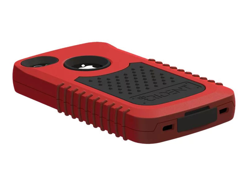 Trident Cyclops II Series - Protective case for cell phone - silicone, polycarbonate - red - for Apple iPhone 4, 4S