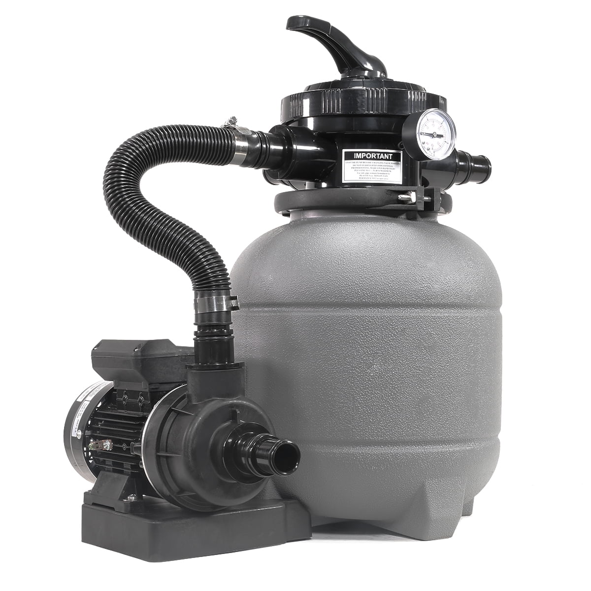 XtremepowerUS - Pool Pump and Filter Swimming Equipment 2400 GPH, Filtration Area up 10,000 Gallons