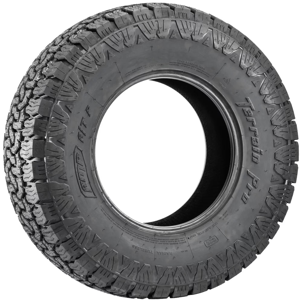 AMP Terrain Pro A/T LT265/60R20 E/10PLY BSW Fits: 2021-23 Chevrolet Silverado 1500 LT Trail Boss, 2015-19 Chevrolet Silverado 2500 HD High Country