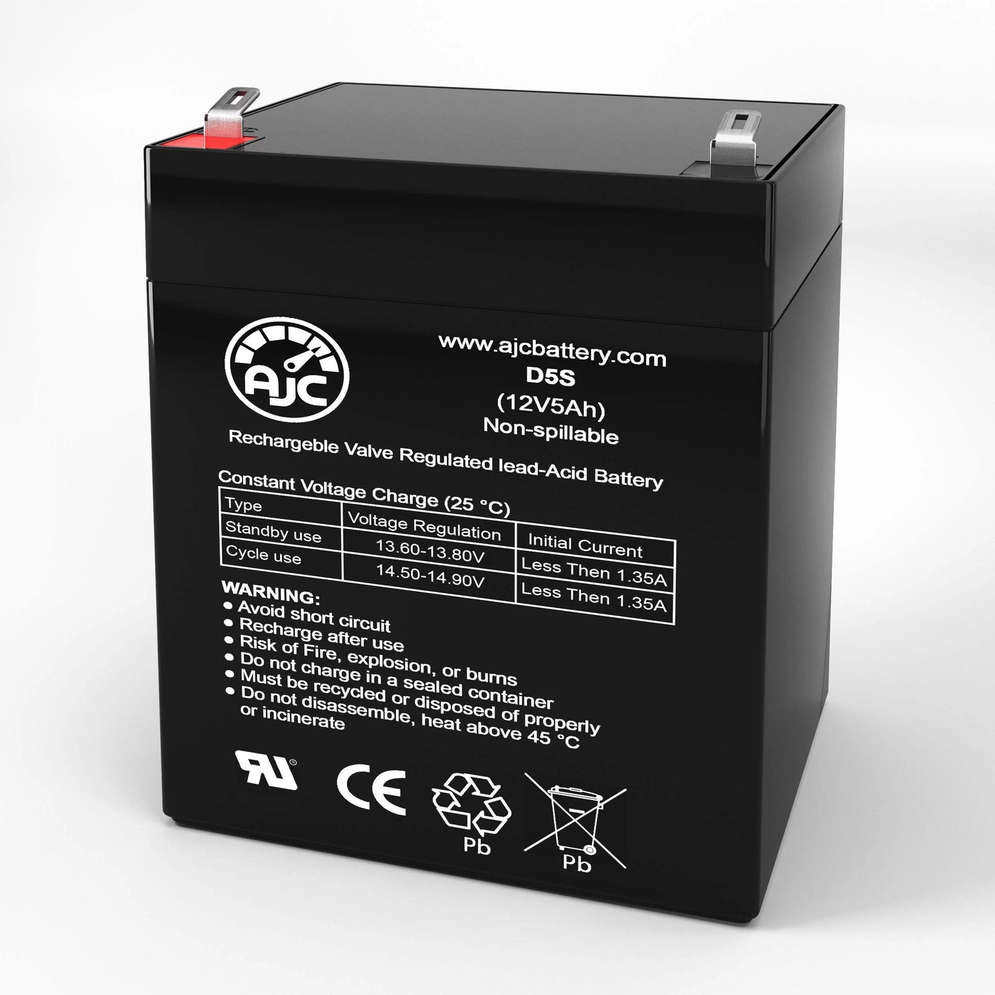 AJC Battery Compatible with Precor Recumbent Bike C846i 12V 5Ah Fitness Equipment Replacement Battery