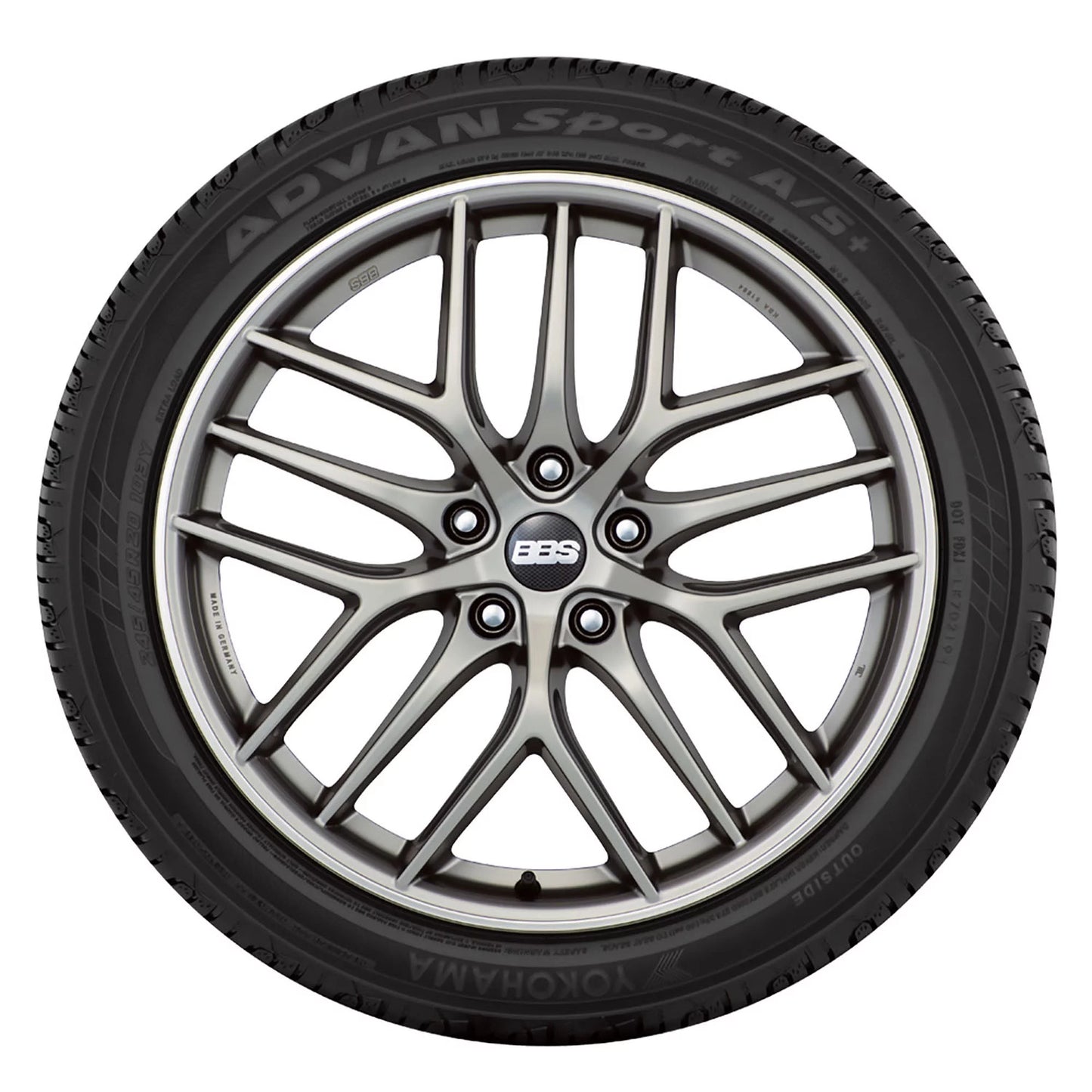 Yokohama Advan Sport A/S+ 225/45R17XL 94W BW All Season Tire