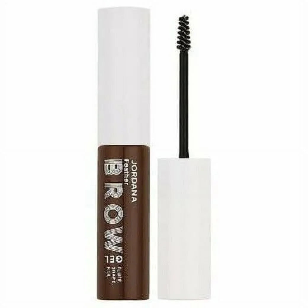 5 PACK Jordana Feather Brow Gel 03 Brunette 0.109 Oz.