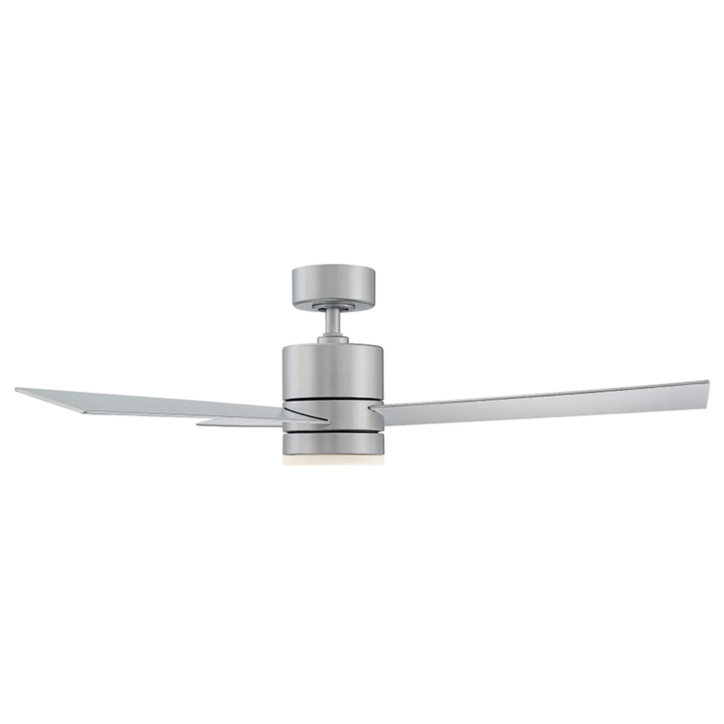 Axis Indoor and Outdoor 3-Blade Smart Ceiling Fan 52in Titanium with 3000K LED Light Kit and Remote Control