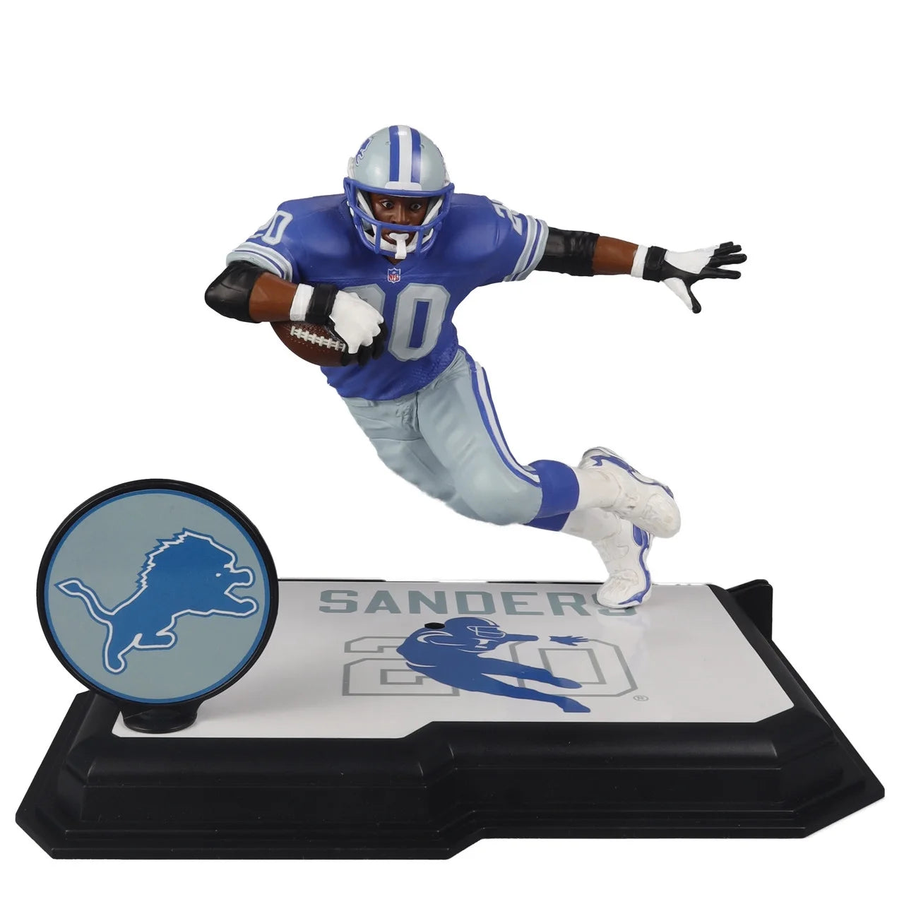 Barry Sanders (Detroit) (Blue) (Gold Label) 7" Posed Figure McFarlane