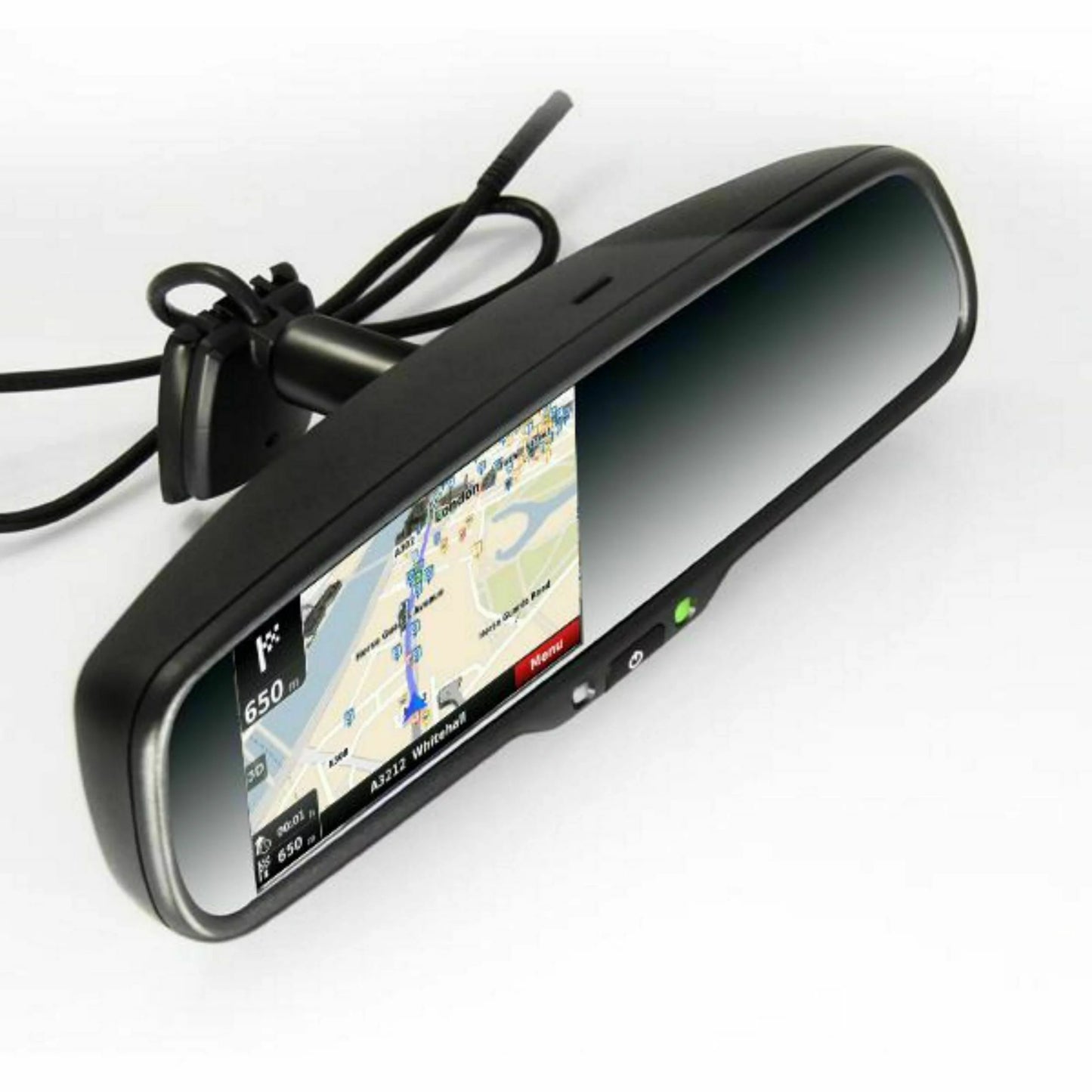 Rydeen MV436S Universal Mount Car Video 4.3 -Inch LCD Rear View Mirror Monitor