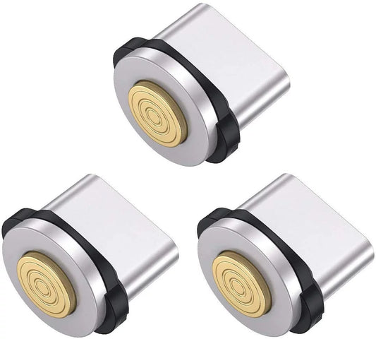 "Gen2 Magnetic Connector Tips Head for Type C Android Devices (3 Pack), Magnetic Phone Cable Adapter for Samsung"