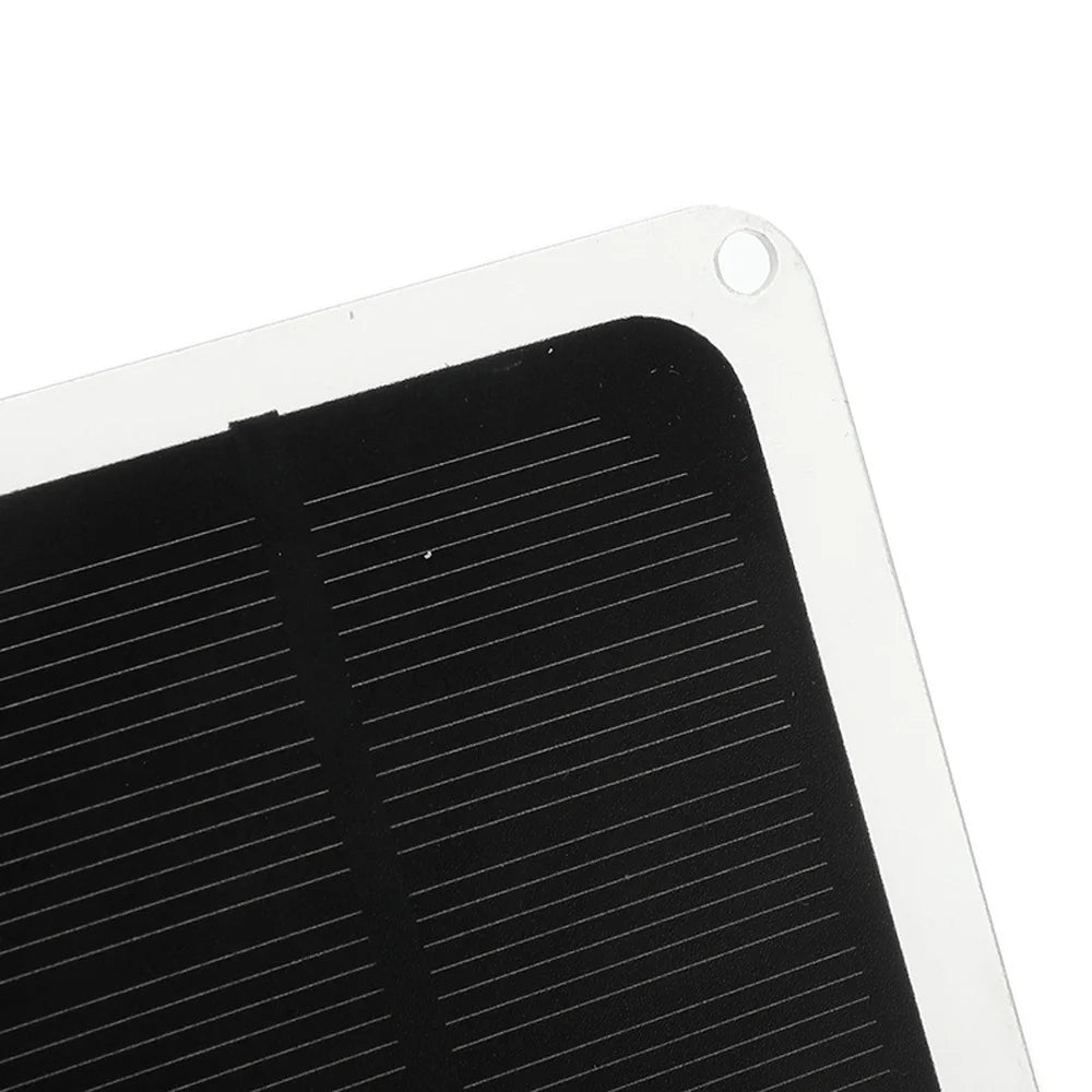 Aibecy 20W Monocrystalline Silicon Solar Panel for Camping Hiking - Portable Charging Tool