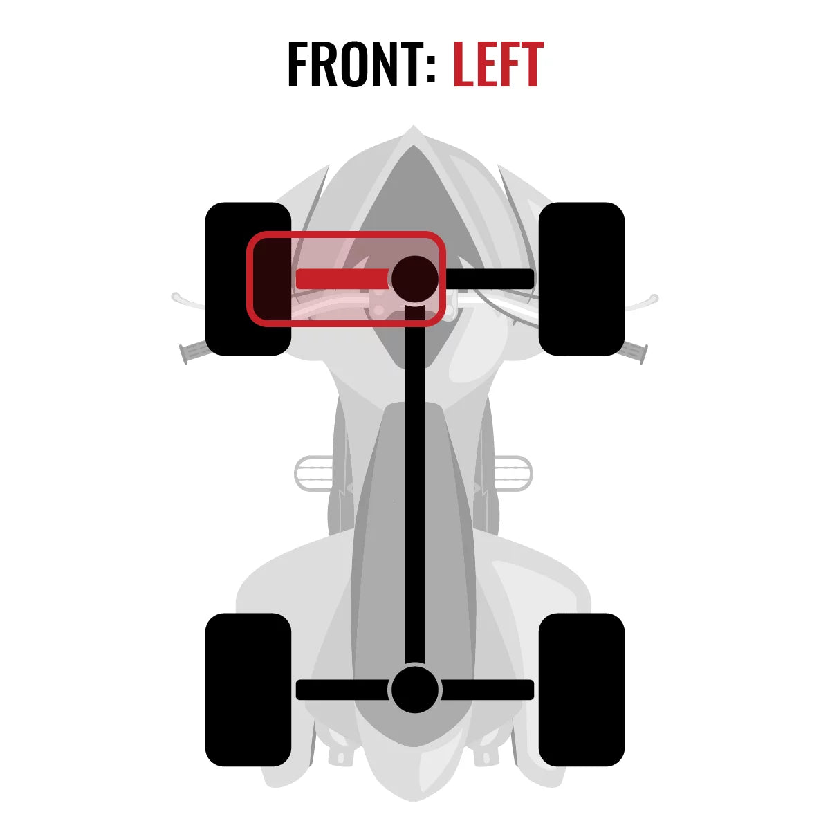 Sixity XT Front Left Axle compatible with Can-Am Outlander MAX 800R 2015 - EFI 4X4