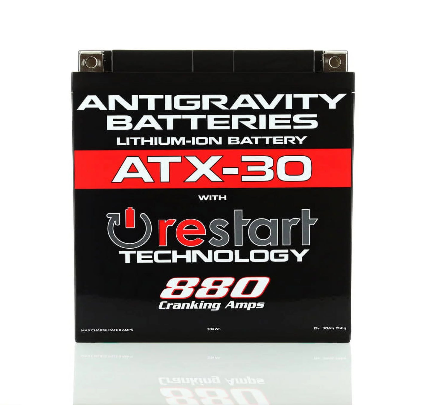 Antigravity YTX30 Lithium Battery w/Re-Start - AG-ATX30-RS